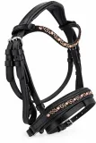 Trense DIONI Minishetty Shetty Welsh Strass Glitzer mit Schmucksteinen in Champagner incl. Z�gel