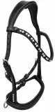 Minishetty Shetty Welsh Sidepull Trense NOVA gebisslose Ledertrense Schnellverschluss-Stirnriemen Gummiz�geln bis x Full
