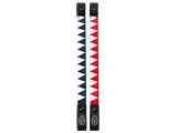Retro Stirnriemen Stirnband Dreiecke Rot oder Blau Wei� VB WB XFull XX Full Kaltblut Retrostirnriemen Dreiecks-Design
