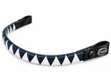 Retro Stirnriemen Stirnband Dreiecke Rot oder Blau Wei� VB WB XFull XX Full Kaltblut Retrostirnriemen Dreiecks-Design