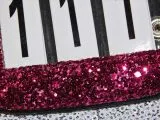 Kopfnummern Turnier Strass Glitzer Glatt + Lack Leder Braun Schwarz Glitzer Lack Fahrnummern Fahren
