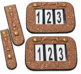 Turnier SET Kopfnummer Kopfnummern Clip Ros�gold Rosegold Glitzer Set m�glich Turnier Nummern