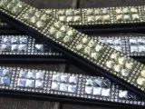 Strass Stirnband Super Glitzer Silber- oder Goldfarben VB