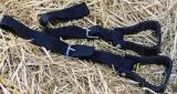 Western Steigbgel Jugend + Riemen 11cm Kinder Westernsteigbgel Nylon Steigbgelriemen SET Schwarz
