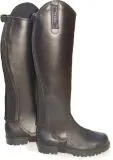 Stiefelsch�fte Schwarz Leder S M L XL XXL Hartsch�fte Norm.L�nge