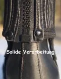 Stiefelsch�fte Schwarz Leder S M L XL XXL Hartsch�fte Norm.L�nge