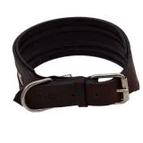 Lederhalsband INDIGO Leder Schwarz o Braun M L XL BREIT Perlen Indianer Halsband Leder Breit