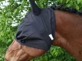 Fliegenhaube Pony VB WB X Full Fliegenmaske mit o. ohne Ohren Fliegenschutz viel Augenfreiheit Schwarz