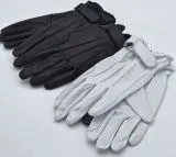 Super Soft Leder Reithandschuhe Wei� Schwarz Handschuhe S M L 6,0 7,5 8,0 Schwarz = B - WARE Nappa