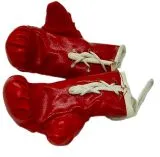 Mini Deko Boxhandschuhe fr den Autospiegel Lucky Punch Rot