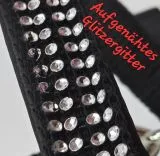 Nylon Halfter Hilly SA Glitzer Minishetty Shetty Glitzerhalfter Nylonhalfter Schwarz Rot Rosa Glitzerhalfter