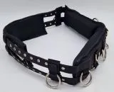 Longiergurt Longier Gurt 16 Ringe f. Doppellonge geeignet Minishetty / Shetty nur 10 cm Schwarz