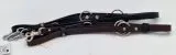 Lederleine 2,10 Meter Schwarz o Dunkel Braun o. London verstellbar Gro�e / Mittlere Hunde