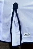 B WARE Ausreitdecke Fliegendecke Mash wei 145 cm ohne Hals mit Sattelausschnitt B- WARE - RCKLUFER Einzelstck