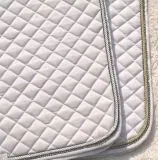 Schabracke Turnier Wei� Glitzer Gold - farben Turnierschbracke wei� B- WARE EINZELST�CK