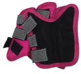Transportgamaschen  ZOE  Rot Schwarz Rosa / Pink Minishetty oder Shetty / Welsh 600 Denier / Fleece
