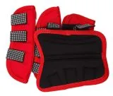 Transportgamaschen  ZOE  Rot Schwarz Rosa / Pink Minishetty oder Shetty / Welsh 600 Denier / Fleece