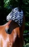 Fliegenhaube Fliegenmaske ZEBRA MS S P VB WB XF HIER MIT OHREN Viel Augenfreiheit Mash Netz