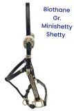 Grand Western Showhalfter Biothane Halfter Grand Minishetty + Shetty Beschlge Gold Farben MS S Westernhalfter