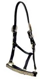 Grand Western Showhalfter Biothane Halfter Grand Minishetty + Shetty Beschlge Gold Farben MS S Westernhalfter