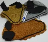 PUR Fliegenhaube Fliegenmaske VB WB X Full Gold -Silber - Bronze Farben Lurex