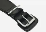 Halsband Halt´i Leder Schwarz Haltegriff WEICH unterlegt M L XL Breit Lederhalsband mit Griff Haltehalsband