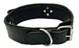 Halsband Halt´i Leder Schwarz Haltegriff WEICH unterlegt M L XL Breit Lederhalsband mit Griff Haltehalsband