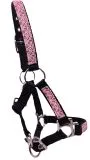Halfter Fancy MMS MS S Glitzer Rosa Fohlen Fohlenhalfter Glitzerhalfter Kleiner Karabiner