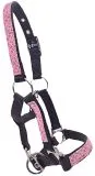 Halfter Fancy MMS MS S Glitzer Rosa Fohlen Fohlenhalfter Glitzerhalfter Kleiner Karabiner