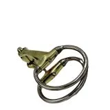 Olivenkopf D Ring Gebiss doppelt gebrochen Argentan 15,5 16,5 17,5 18,5 cm GLITZER !