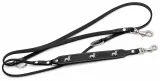 Lederleine 2,10 Meter Bulli Braun oder Schwarz Schwarz S M L Hunde Motiv Leine Leder
