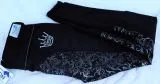 Princess Vollbesatz Reithose Schwarz Krone Glitzer Grip 152 176 Reiterhose Vollgrip