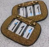 Kopfnummern Turnier Strass Glitzer Glatt + Lack Leder Braun Schwarz Glitzer Lack Fahrnummern Fahren