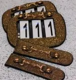 Stiefelchlips Stiefel Clip Glitzer Strass + Lack - Leder + 1 X B- WARE Clips 2 St�ck = 1 Paar