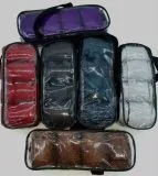 Set 4 Stck Bandagen Sunny Glitzer Schwarz / Schwarz, Schwarz Silber Farb. Lila Rot Rosa Braun Hellblau Minishetty 1 Meter