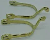 Sporen Gold Farben Rdchen oder Dorn Schwanenhals ergonomische Form Rdchensporen