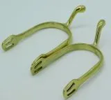 Sporen Gold Farben Rdchen oder Dorn Schwanenhals ergonomische Form Rdchensporen