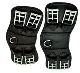 Kurzgurt Leder Minishetty Shetty super Soft 20 25 30 35 cm Sattelgurt anatomisch Braun Schwarz Mondgurt