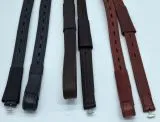 Mono Steigbgelriemen Webbers Nappa Leder / Nyloneinlage Schwarz Braun / Cognac 45 -65 / 50 -70 cm