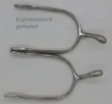 Sporen Silber Farben Rdchen oder Dorn Schwanenhals ergonomische Form Rdchensporen Anatomisch