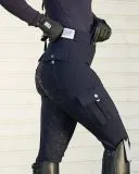 Cargo Reithose Blau Schwarz Khaki Vollgrip Silicon leichter Hochbund 36 38 40 42 44 46 48 50