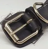 Lederhalsband Zorro Schwarz Conchos fest genht M L XL BREIT ! Leder Halsband Hundhalsband