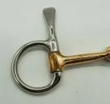 NUR 8,4 mm Strke Half Spoon Gebiss Lffel Bit Kupfer gebrochen 7,5 8,5 9,5 10,5 11,5 Minishetty Shetty ZART Baucher