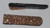 Turnier SET Kopfnummer Kopfnummern Clip Rosgold Rosegold Glitter Glitzer Gebiss im Set mglich Rose