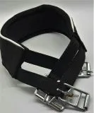 Kurzgurt Pony Shetty Web Gurt 70 75 80 cm schmal Sattelgurt Gurt Schwarz / Wei