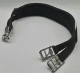 Kurzgurt Pony Shetty Web Gurt 70 75 80 cm schmal Sattelgurt Gurt Schwarz / Wei