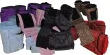 Set 4 Stck Bandagen SUN Glitzer Schwarz / Schwarz Schwarz Silber Rosa Hellblau Lila Rot Braun Minishetty 1 Meter