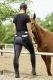 Reithose Daysi Schwarz / Grau Schlupf + Glitzer 36 38 40 42 44 46 48 Vollgrip Reiterhose Grip Baumwolle