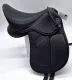 Sattel Ledersattel  BLACK Schwarz 14 15 Zoll + Kopfeisen verstellbar Monoblatt Sattel Shetty Welsh A Kindersattel Ponysattel