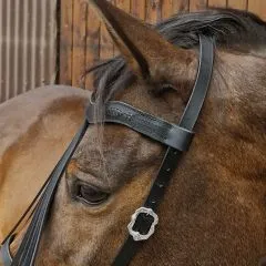 Stirnband Jorge spanisch Stirnriemen Schwarz Fransen Frotalera VB WB X Full Leder Fransenstirnband V Frmig